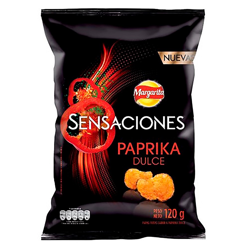PAPA SENS PAPRIKA MARGARITA*120G