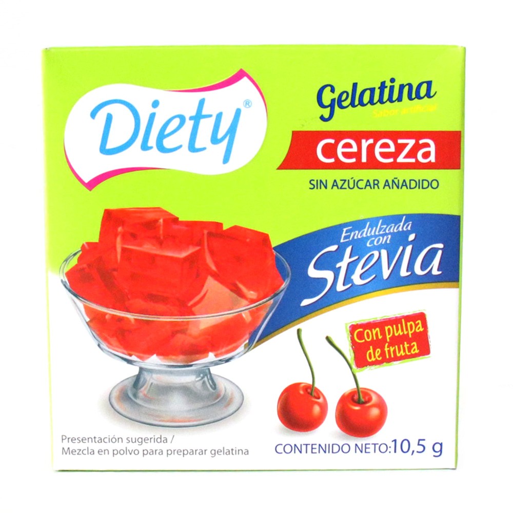 GELATINA DIETY STEV CEREZA  x 10.5GR