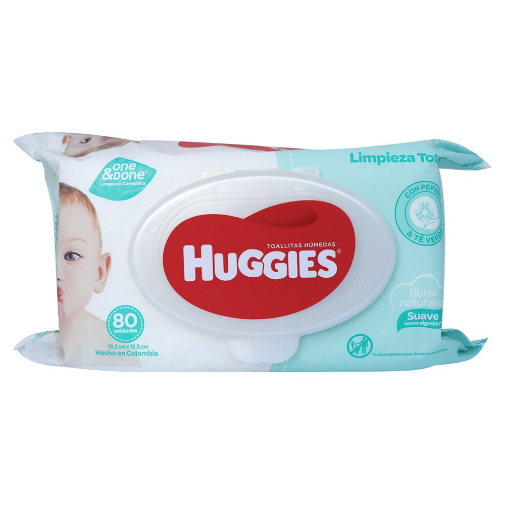 TOALLITA HUM ONE & DONE HUGGIES  x 80UND