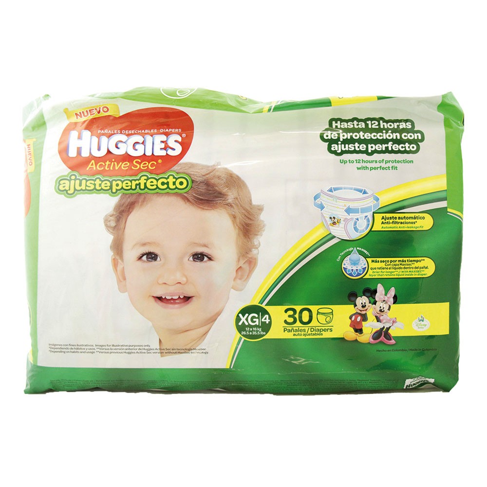PAÑAL PANT HUGGIES ACTSEC XG  x 30UND