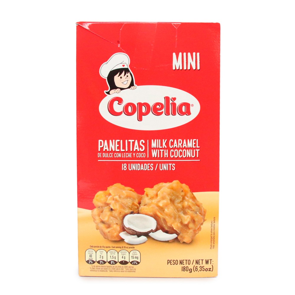 PANELITA AREQ/COCO COPELIA X18 x 180GR