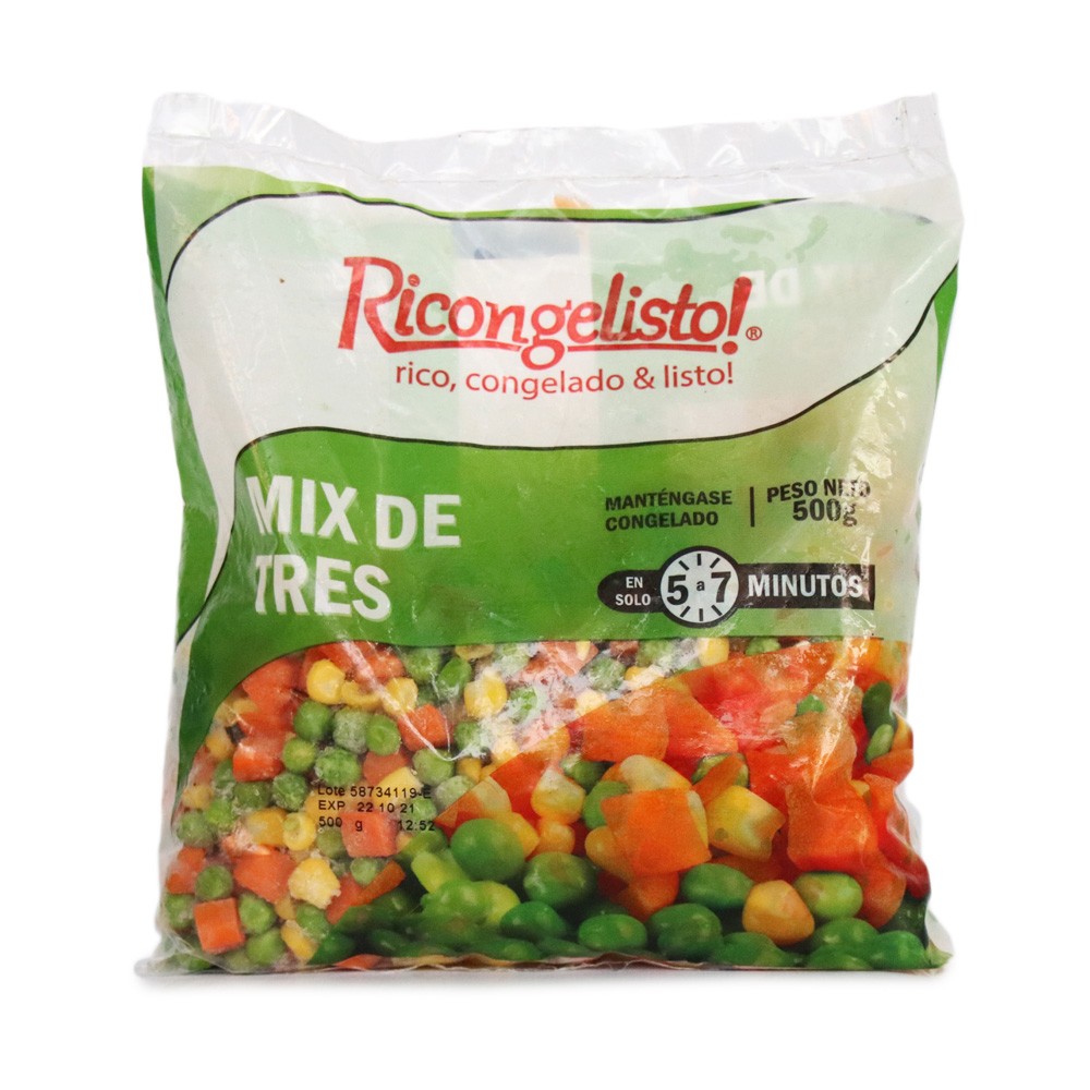 MIX DE VERDURAS RICONGELISTO X 500 GR
