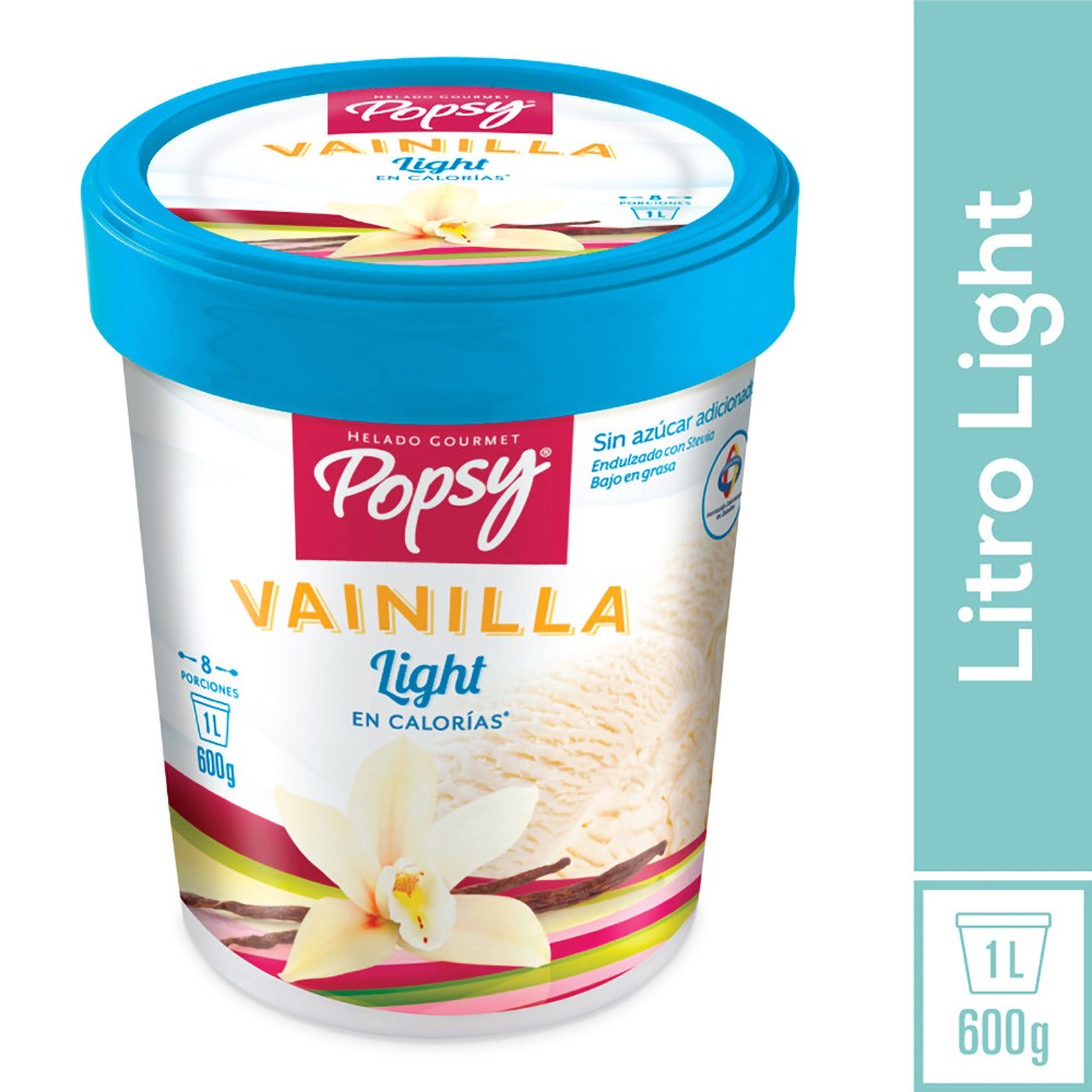 HELADO VAINILLA LIGHT POPSY LTR
