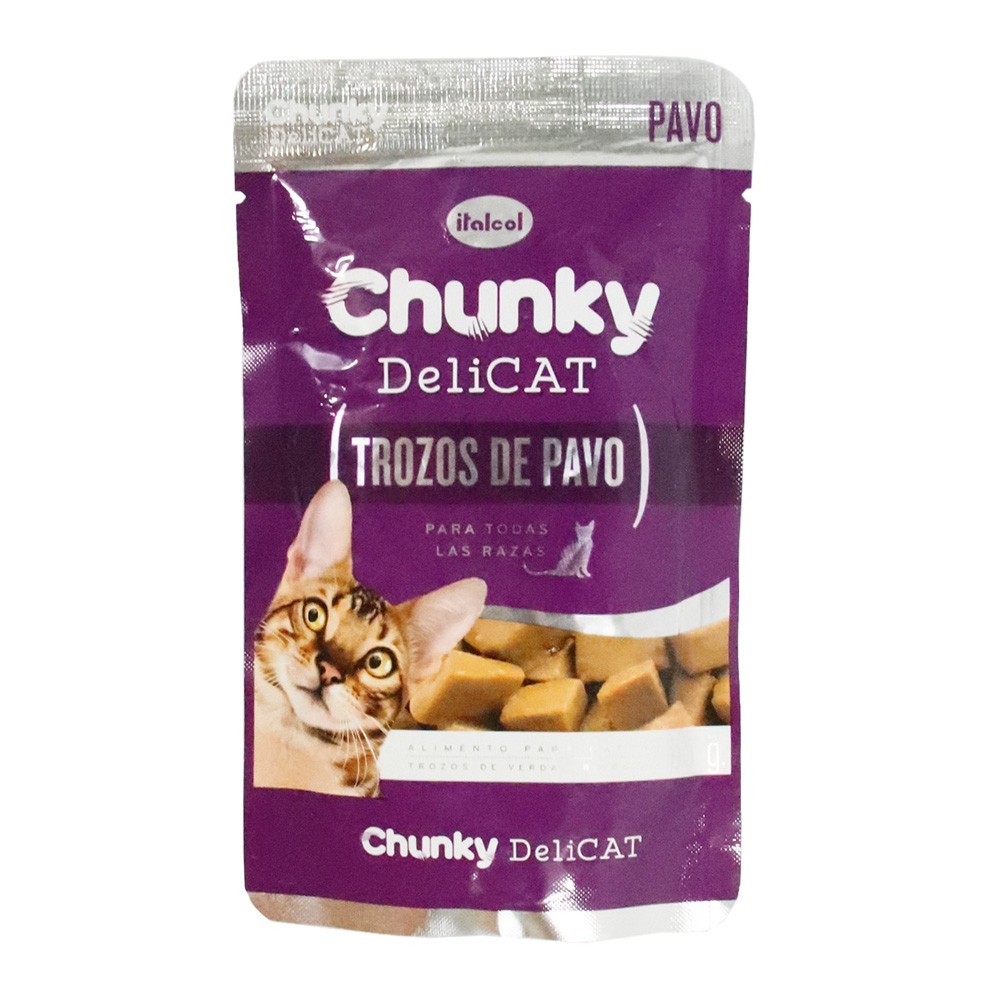 CHUNKY DELICAT TROZOS DE PAVO*80 GR