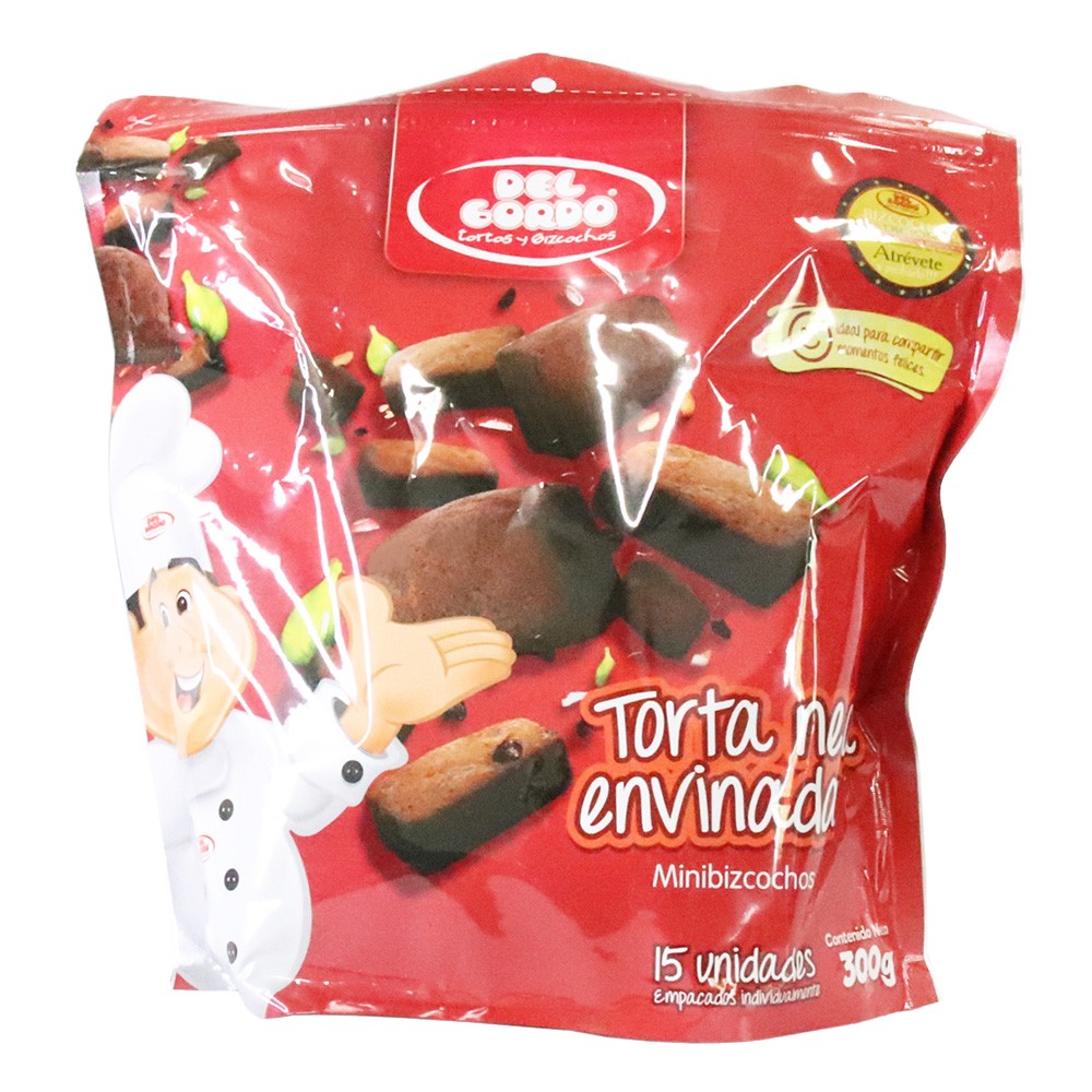 MINI BIZCOCHO BOLSAS EL GORDO  x 300GR