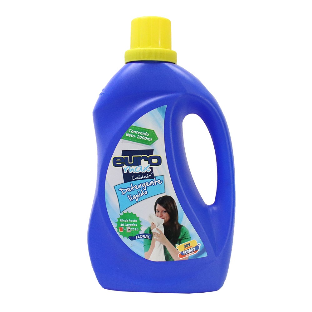 DETERGENTE  LIQUIDO EUROMAX*2000 ML