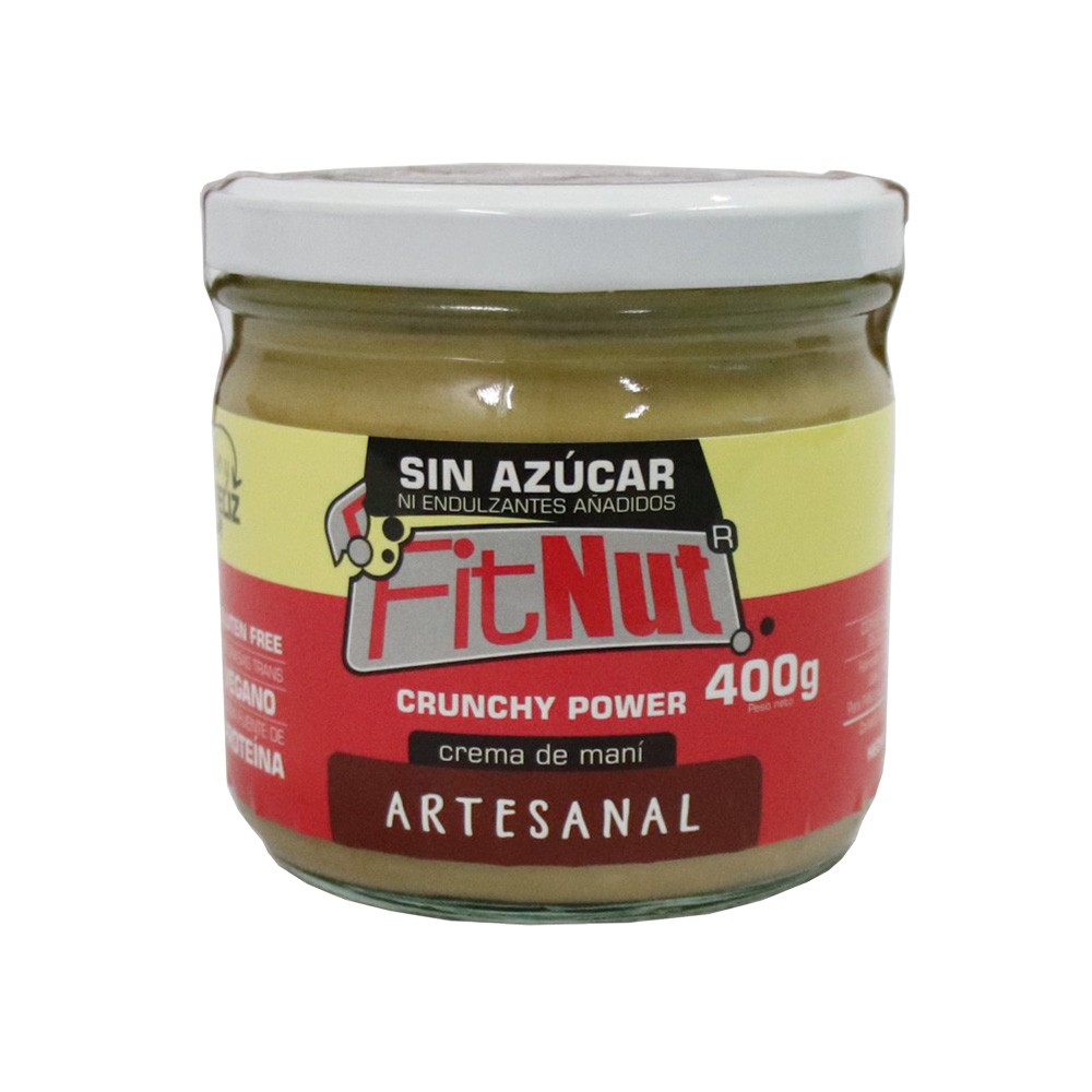 CREMA DE MANI CRUNCHY POWER x 400GR