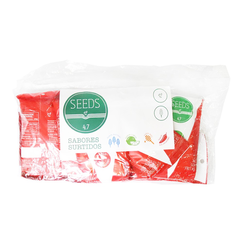 SNACK LENTEJAS SURTIDO SEEDS*8UND*40GR
