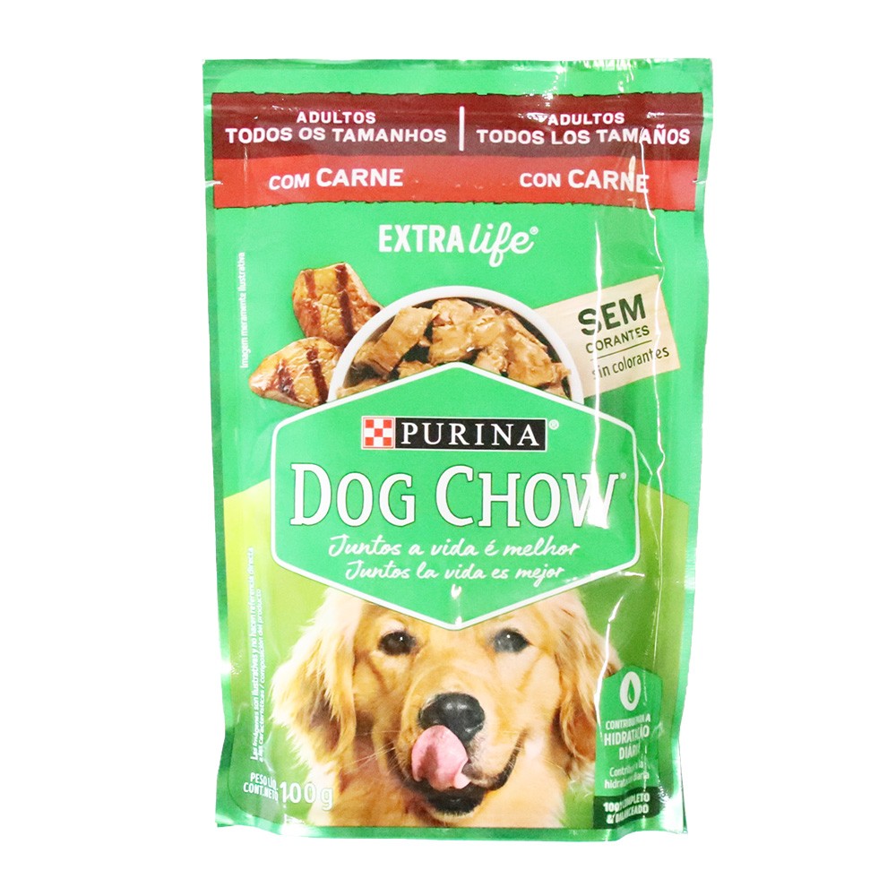 DOG CHOW ADULTOS CARNE  X 100GR