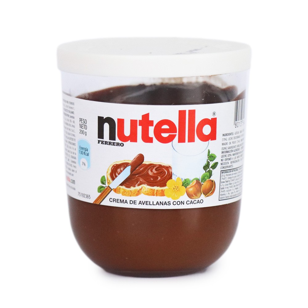 CREMA NUTELLA FERRERO  x 200GR