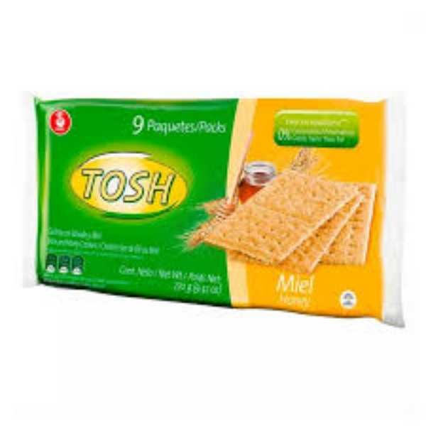 GALLETA TOSH MIEL  x 12 UND