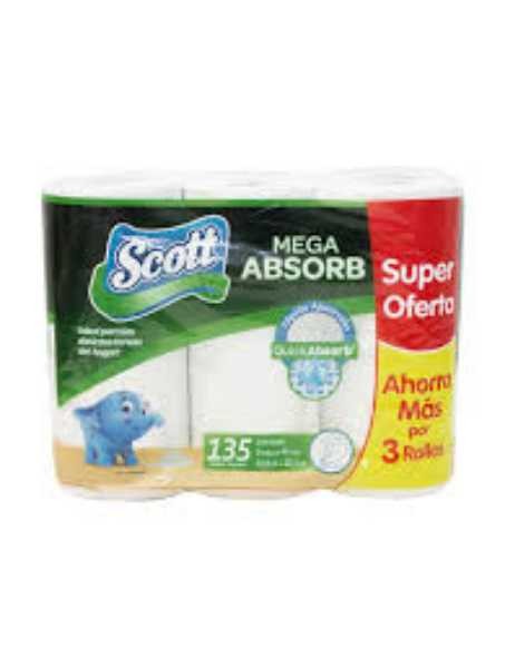 TOALLA COCINA MEGA ABSORBENTE x 3 $P.E