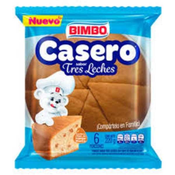 PONQUE CASERO 3 LECHES BIMBO  x 220GR