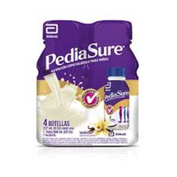 PEDIASURE 4PACK VAINILLA  x 237ML