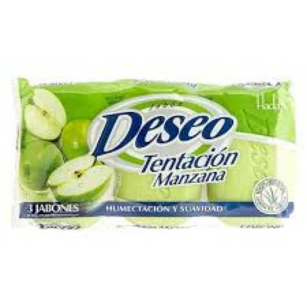 JABON DESEO MANZANA VERDE 3U x 110GR