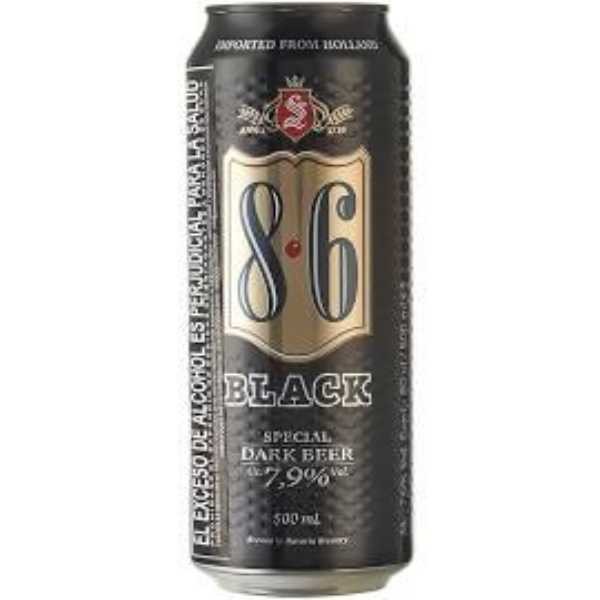 CERVEZA BLACK 8.6 * 500 ML
