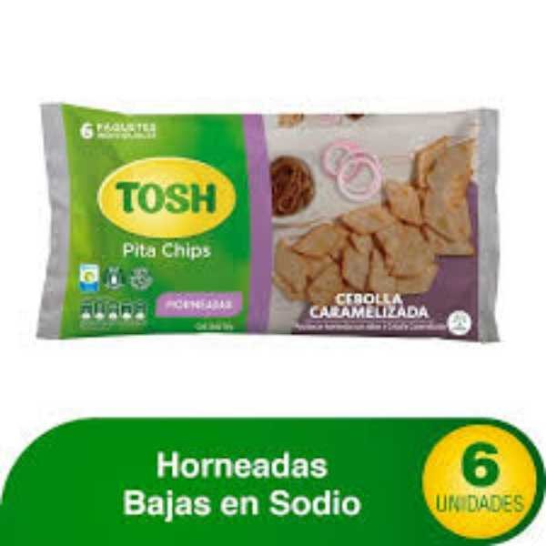 PITA CHIPS DE CEBOLLA TOSH *6 UND