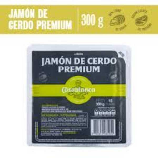 JAMON DE CERDO PREMIUM CASA BLANCAx300GR