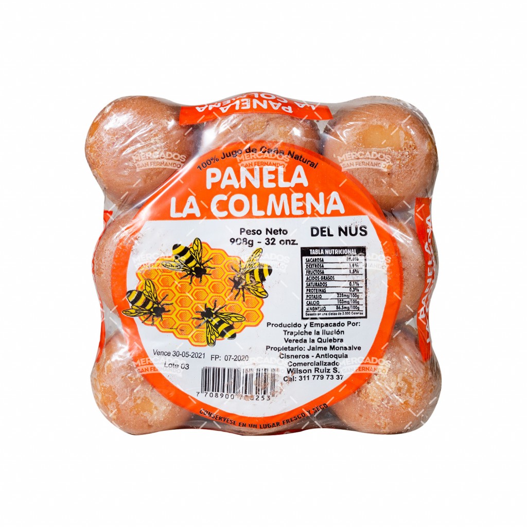 Panela Congolo La Colmena  x 908 g x 24 uds