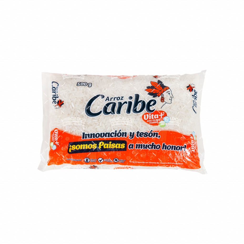 Arroz Caribe x 500 g x 25 uds