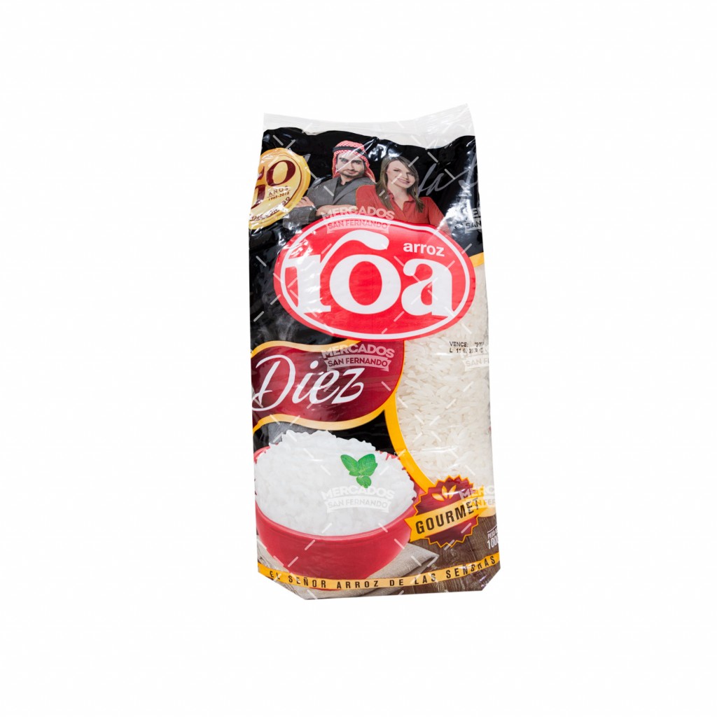 Arroz Roa Diez x 1 k x 24 uds