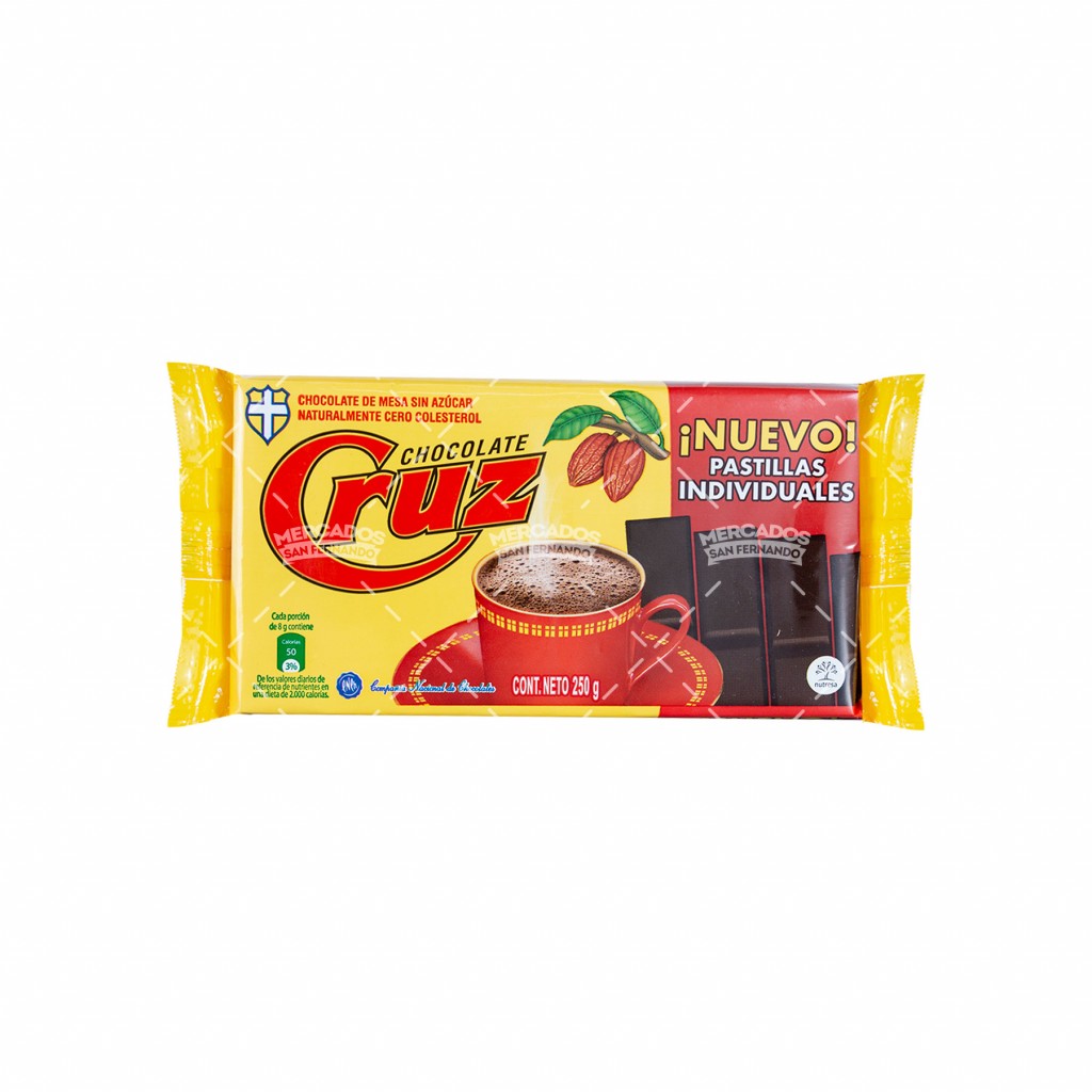 Chocolate Cruz x 250 g x 96 uds