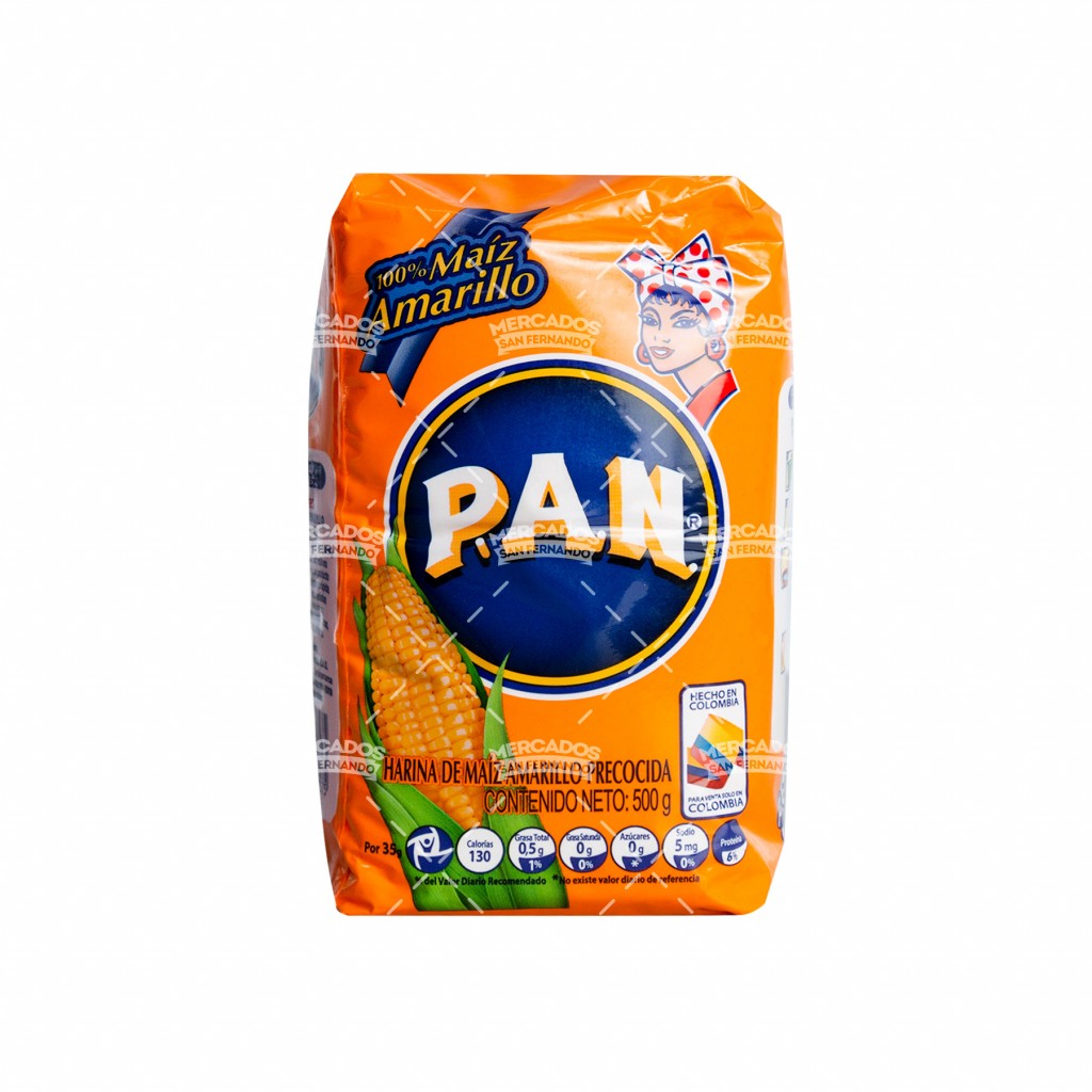 Harina Pan amarilla x 500 g x 24 uds
