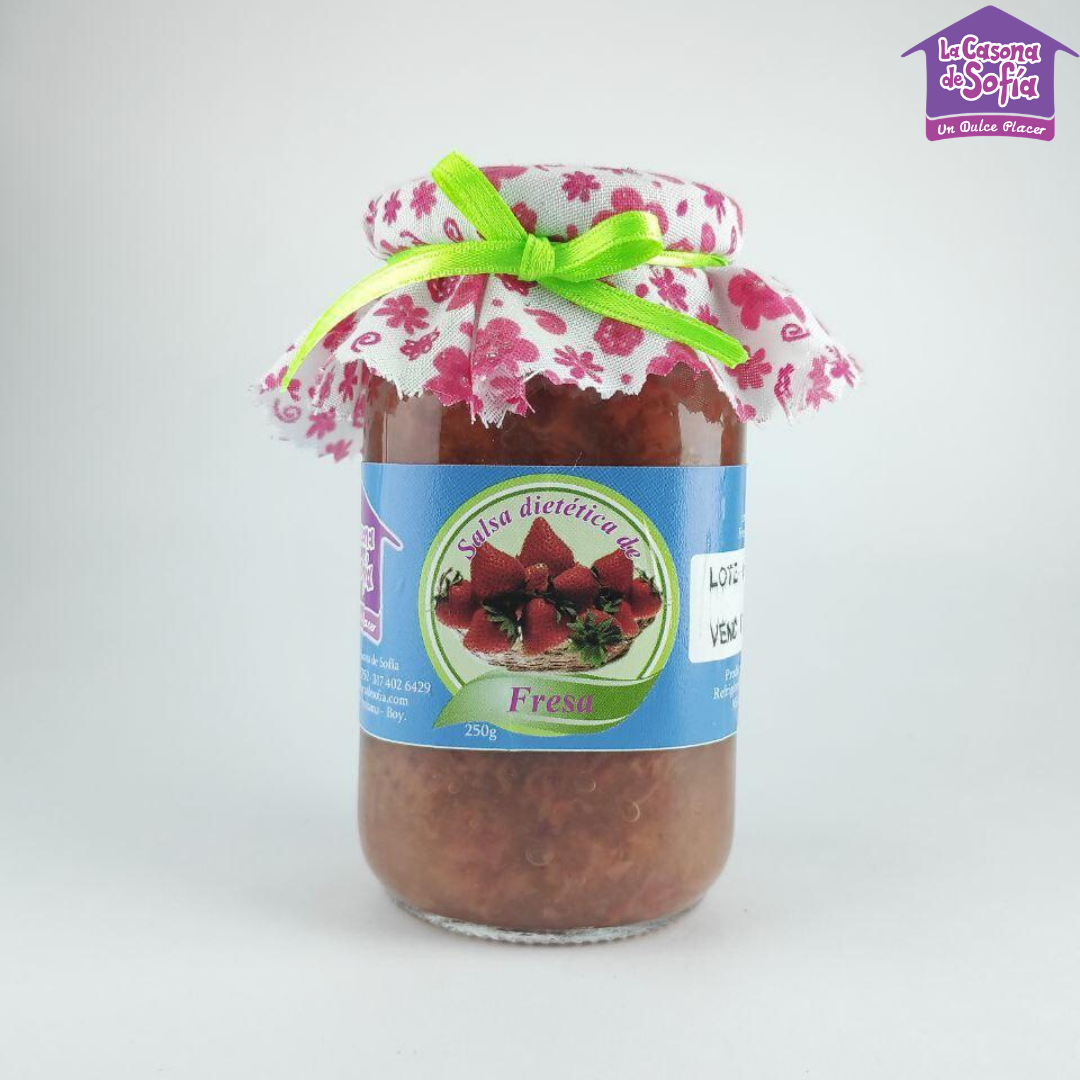 Salsa Dietetica De Fresa