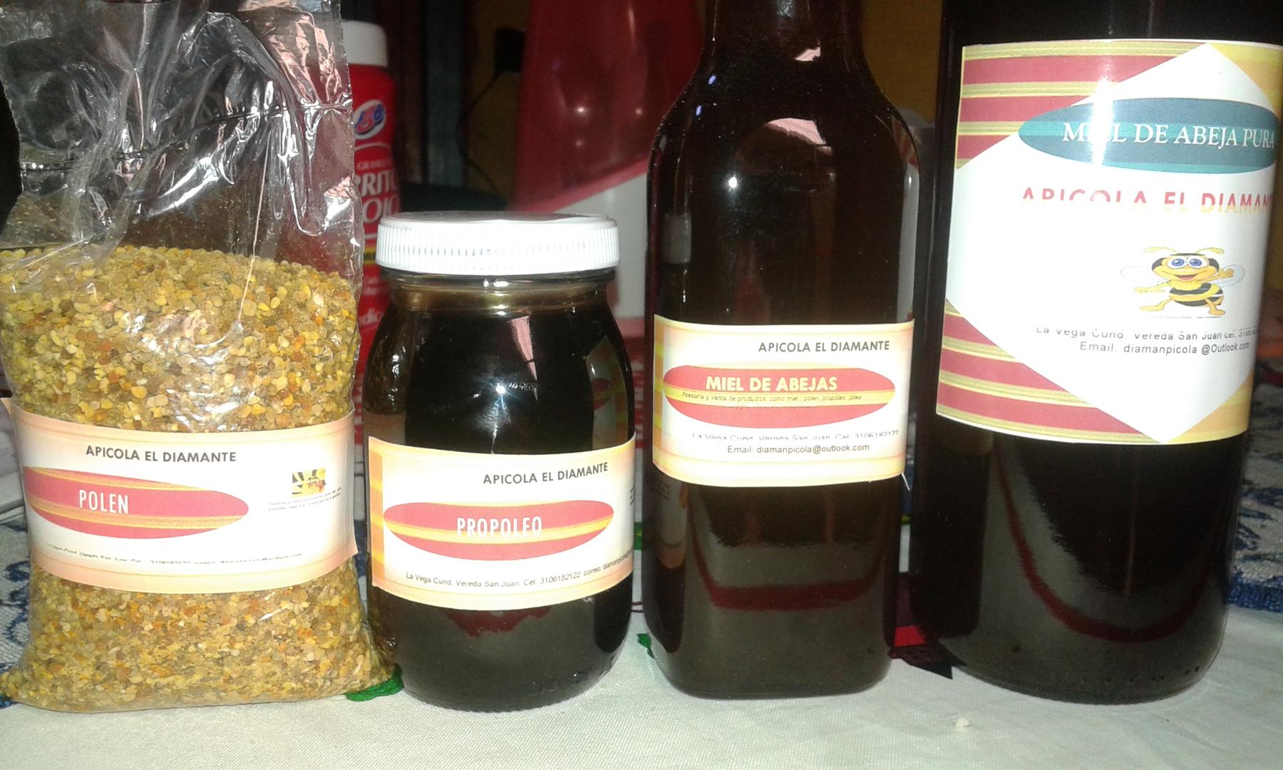 Miel De Abejas Propoleo Polen Jalea Real