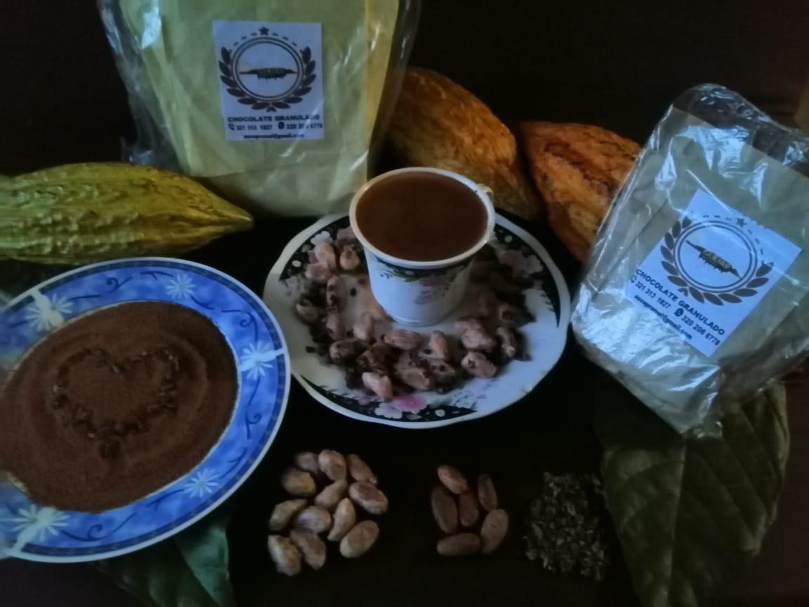 Chocolate Granulado Marca Guejar Bolsas Por 400 Gr