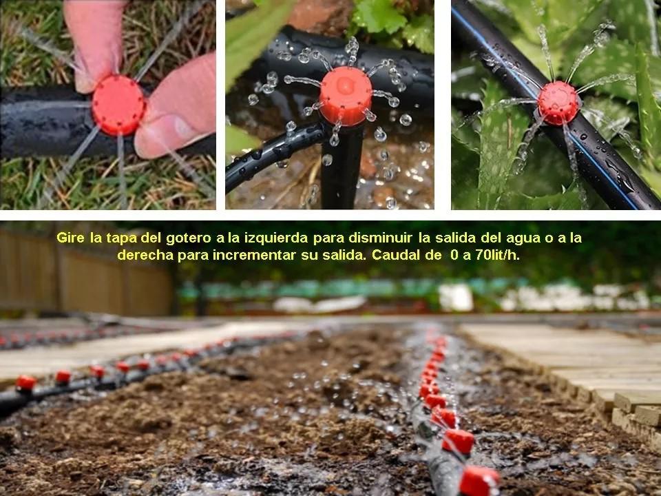 Riego Automatico Por Goteo Tipo Regadera Ahorro Agua Mas De Un 50