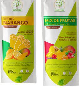 Fruta Deshidratada Mezcla De Mango Y Naranja X 20 G