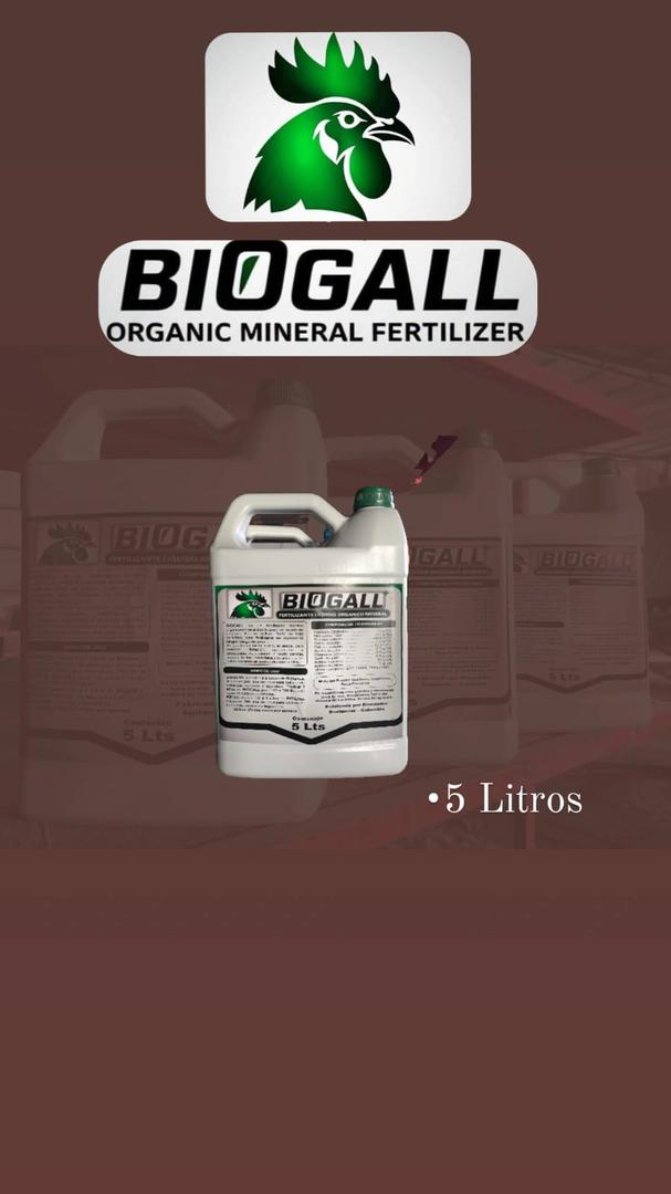 Biogall Fertilizante Orgánico Mineral