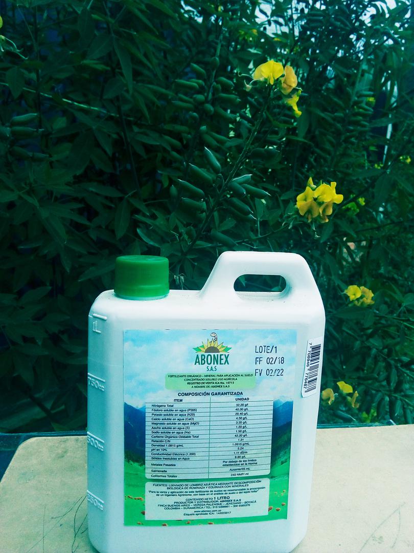 Humus De Lombriz Abonex Liquido