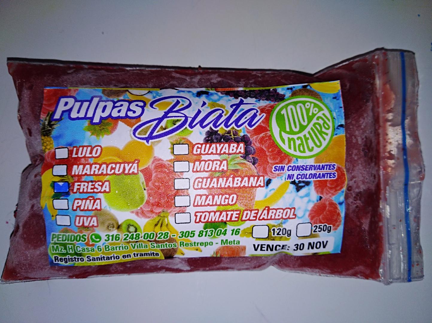 Pulpa De Fruta