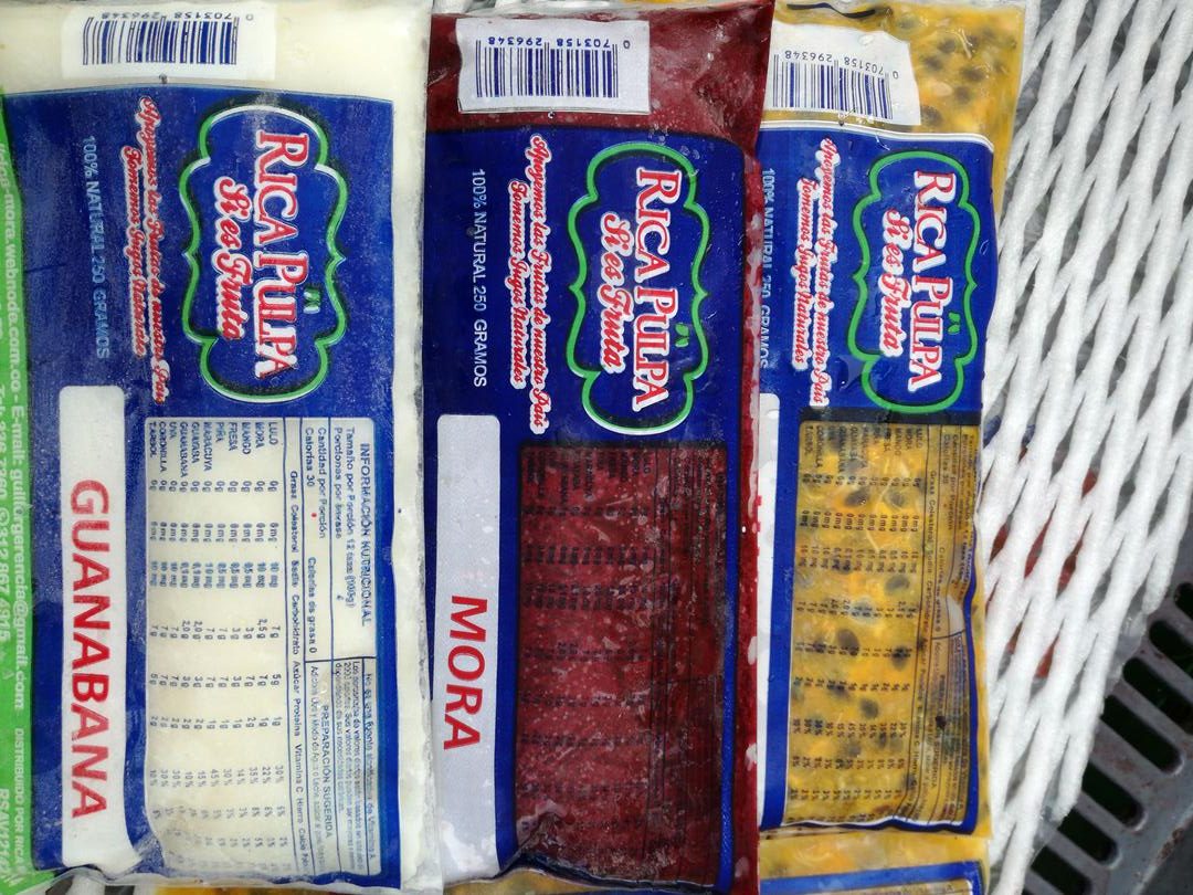 Moras Y Pulpas De Frutas