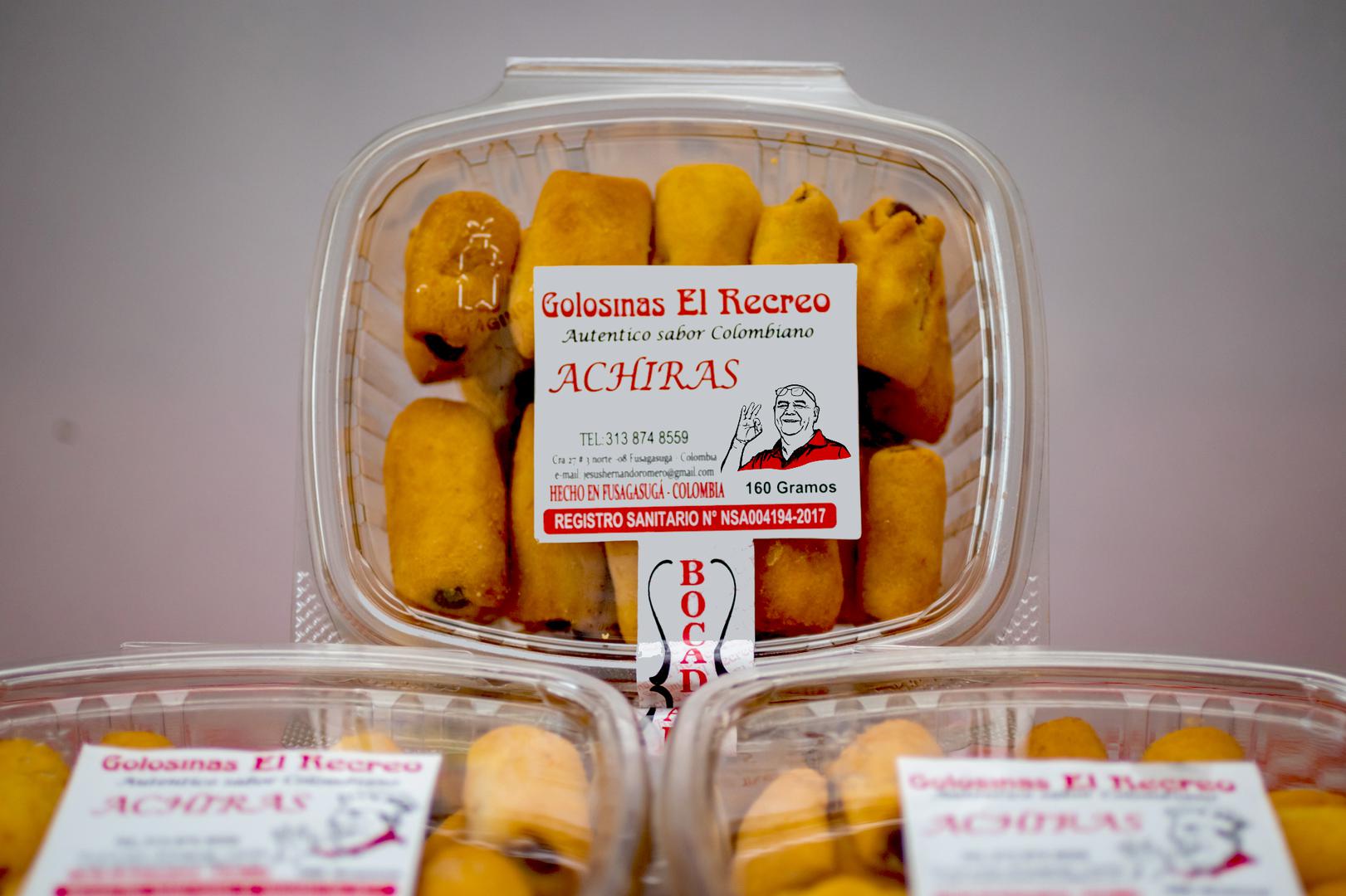 Achiras De Sagu Rellenas De Bocadillo