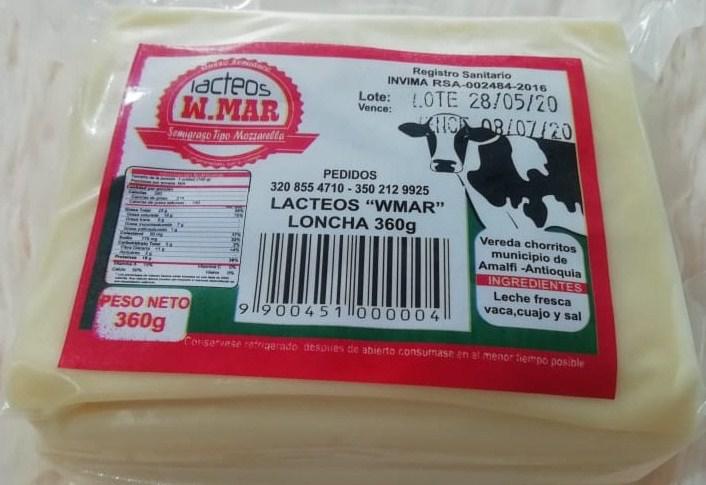 Lacteos Wmar Loncha 360 G