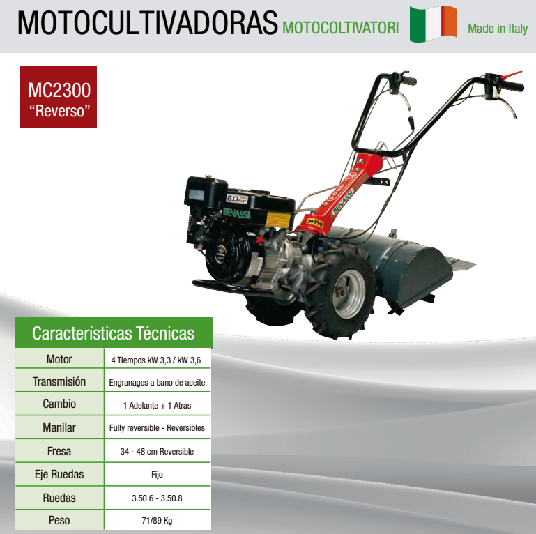 Motocultivadoras