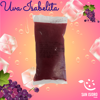 Pulpa De Fruta Congelada Uva Isabella Presentacion 250 G