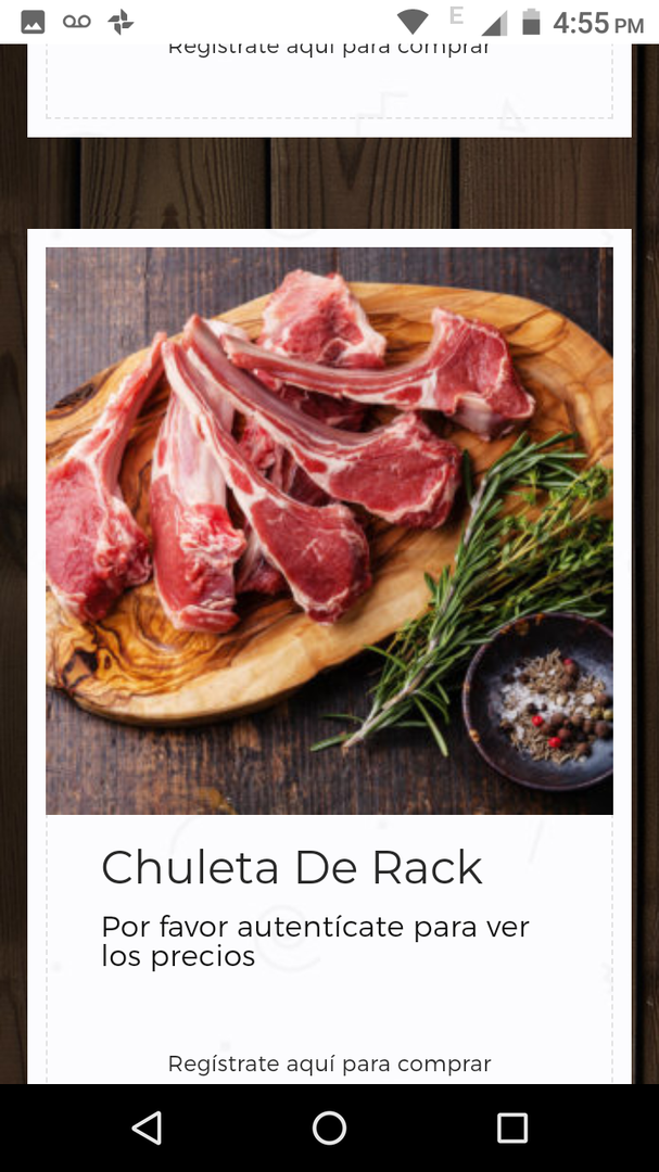 Venta De Carne De Ovino