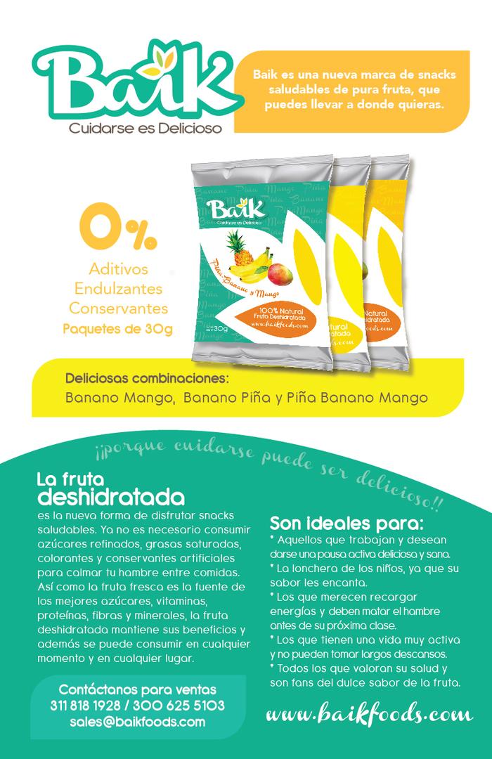 Baik Snacks De Fruta Deshidratada