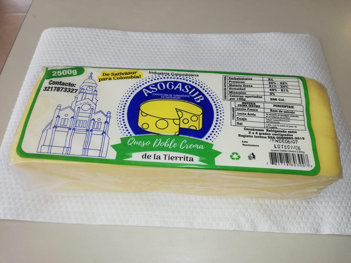 Asogasub Queso Doble Crema