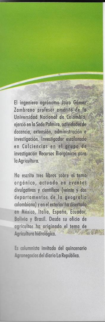 Agricultura Hidrologica