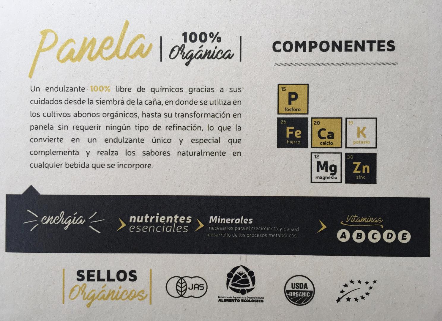 Panela Organica Pulverizada